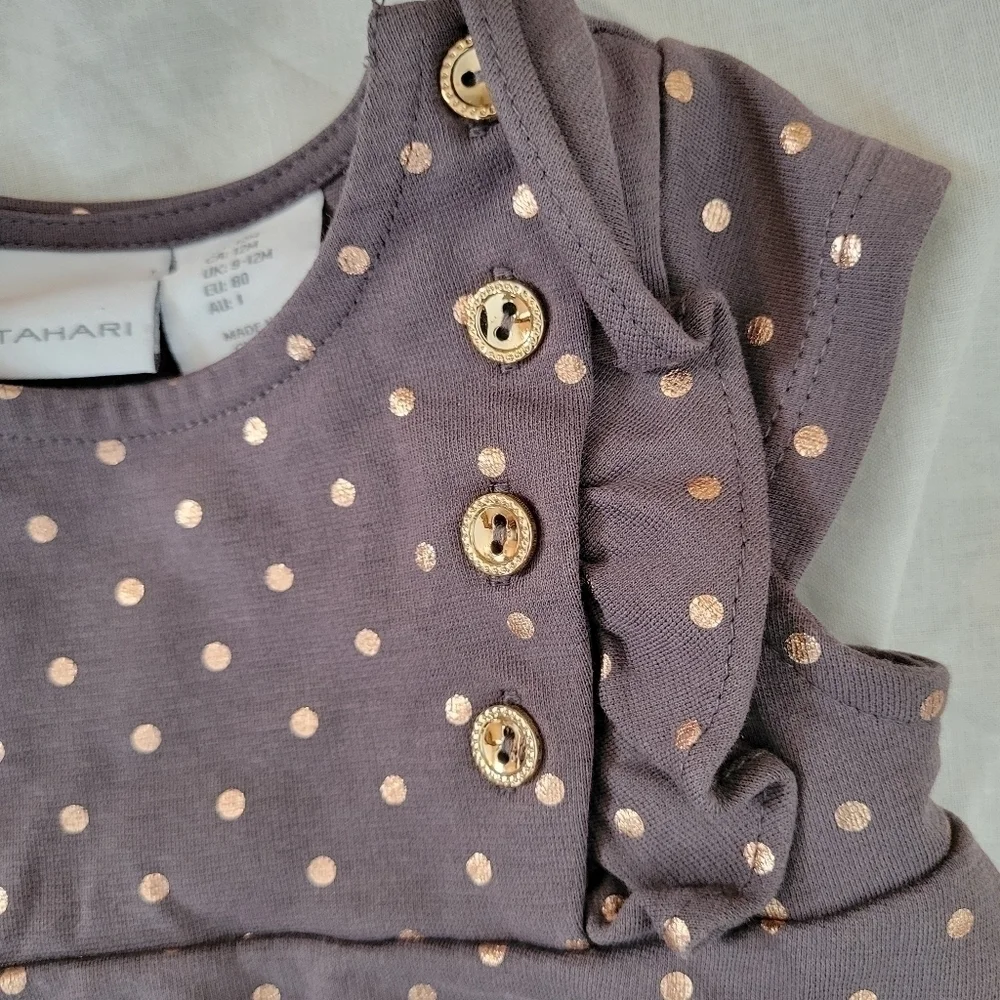 Tahari polkadot sleeveless